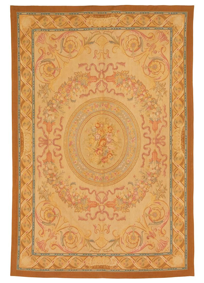 Empire Aubusson-Style Carpet (1 of 1)