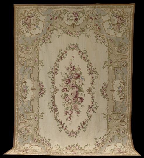 Aubusson Needlepoint Carpet: Aubusson Needlepoint Carpet, 11'6" x 15'2".