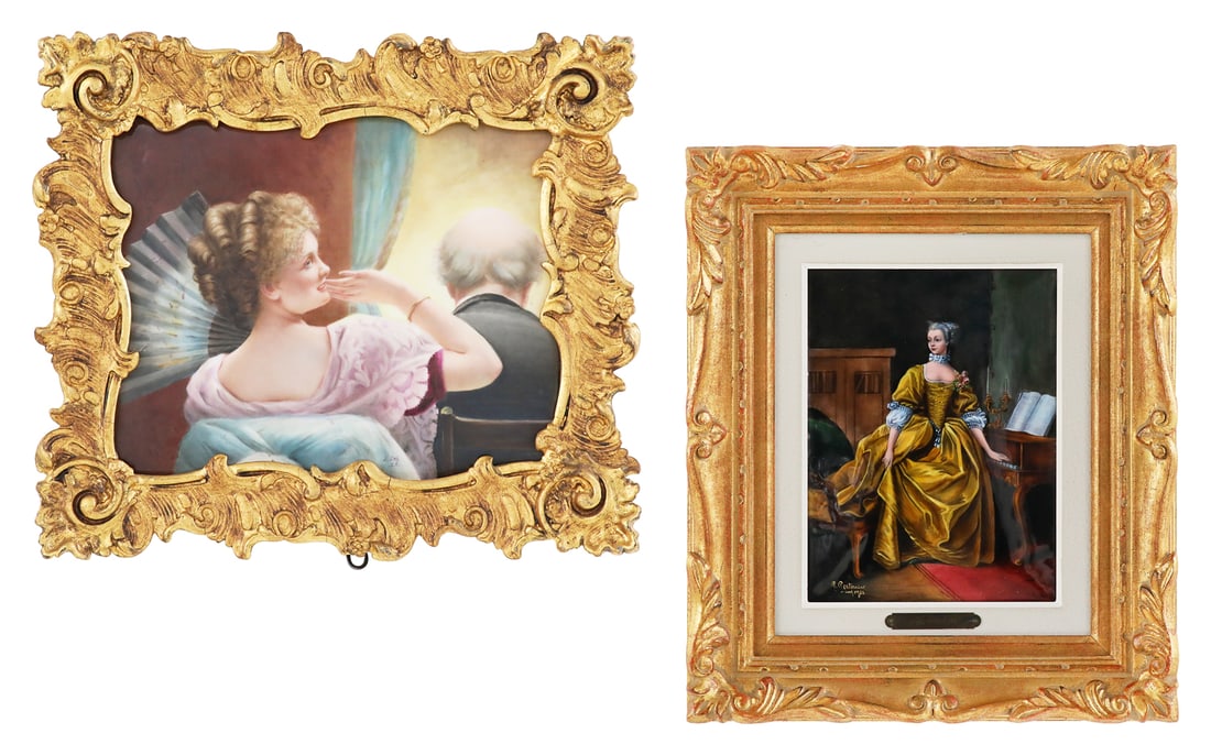 French Limoges Porcelain Plaques (1 of 8)