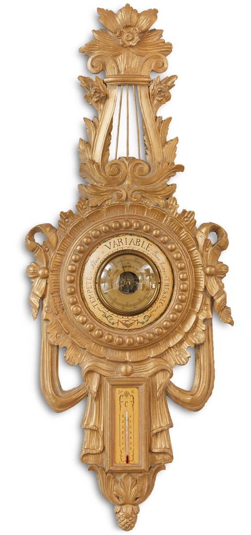 Italian Giltwood Barometer (1 of 2)