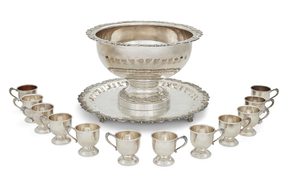 American Silverplate Punch Set (1 of 4)