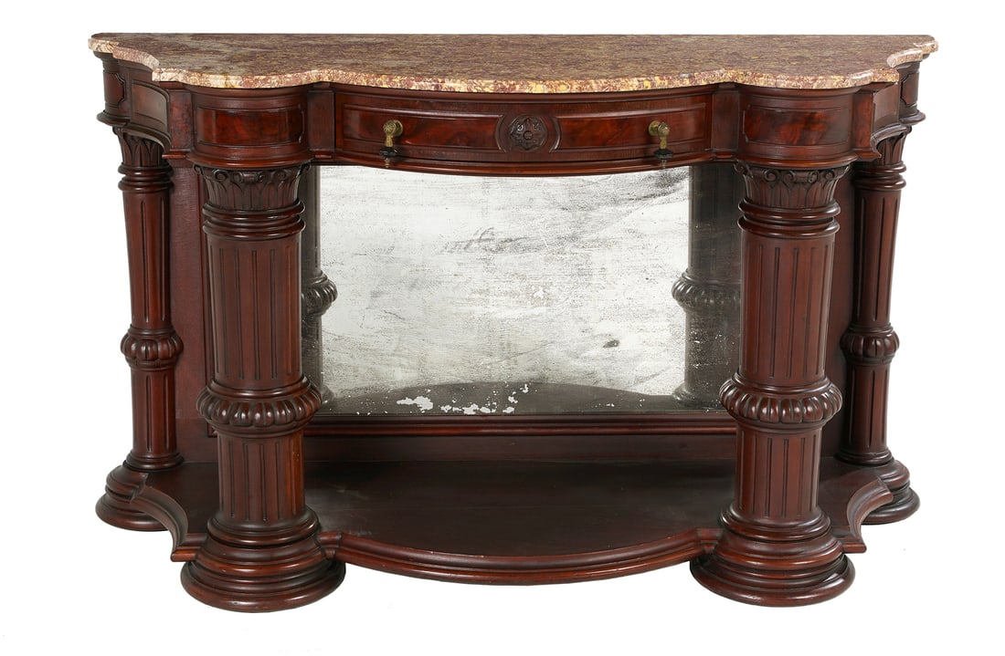 American Renaissance Revival Console Table (1 of 2)