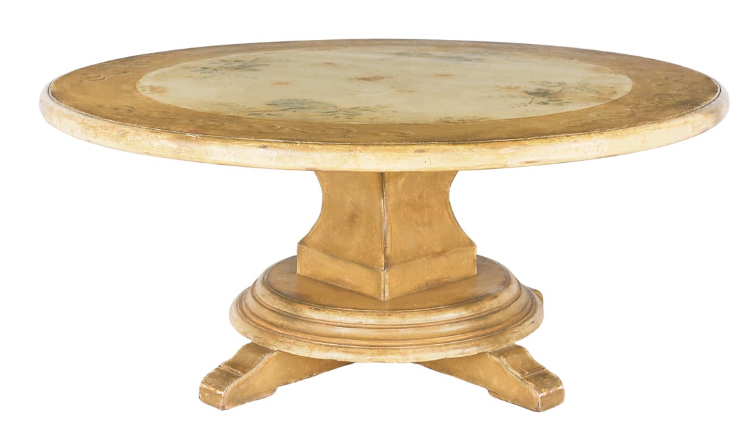 Polychromed Circular Dining Table (1 of 2)