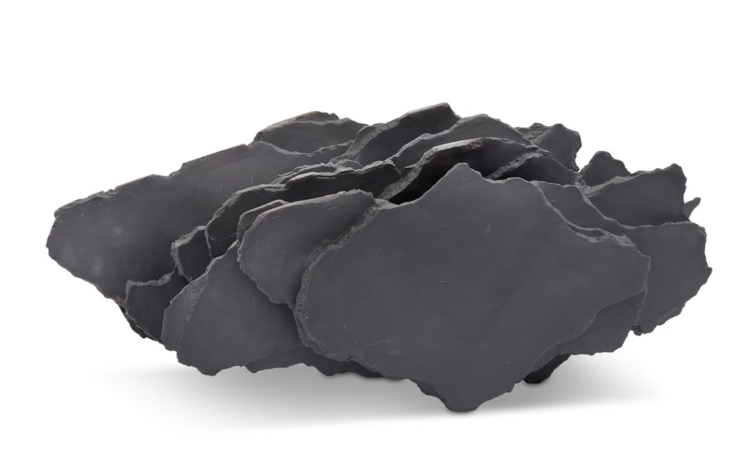 Simon Kidd (Irish, b. 1993): Simon Kidd (Irish, b. 1993) "Extrusive", 2020 slip-cast porcelain h. 10-1/2", w. 25", d. 11" Provenance: Erskine, Hall & Coe, London, England; Estate of Thomas B. Lemann, New Orleans, Louisiana. Notes