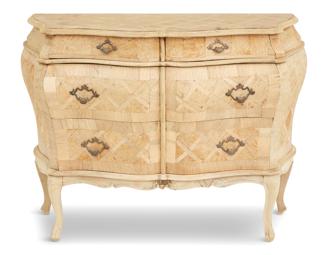 Dutch Bleached Wood Commode (1 of 3)