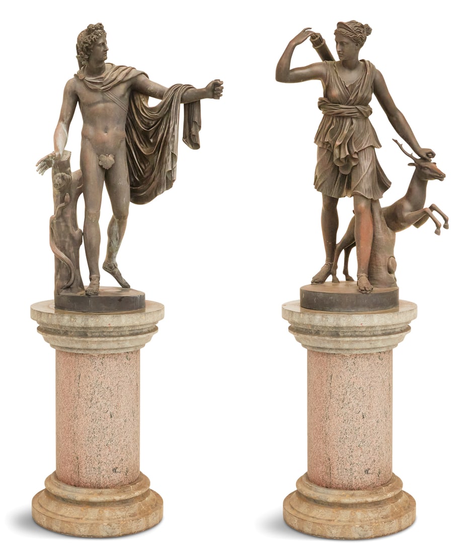 Pair of French Grand Tour Bronze Sculptures (1 of 7)