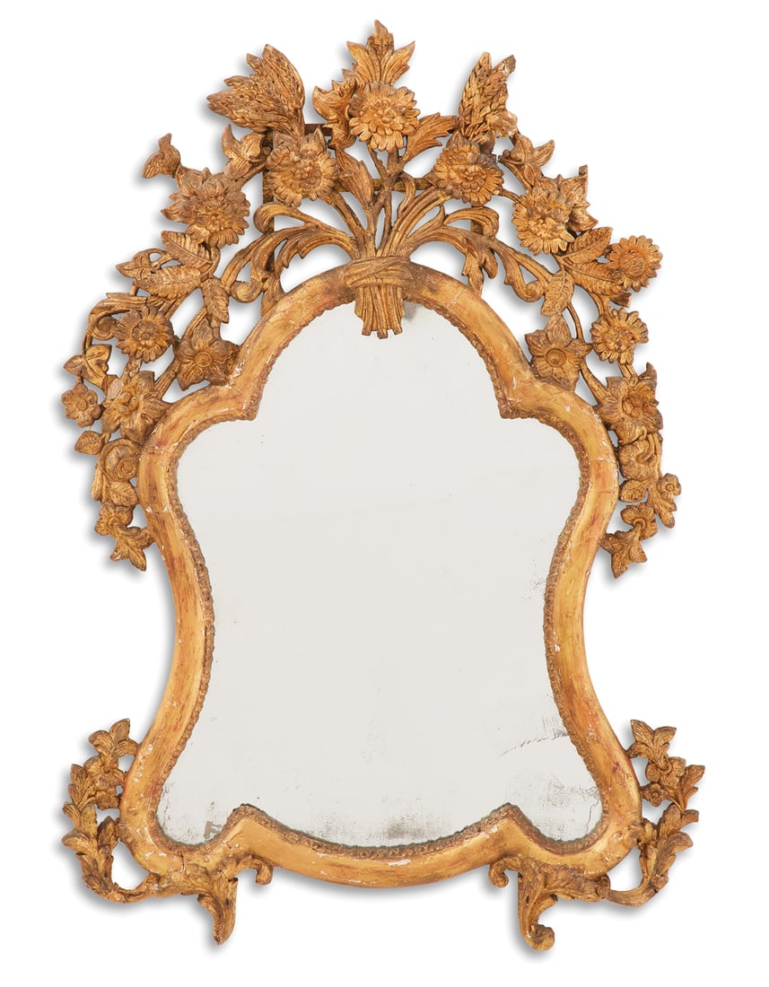 Italian Giltwood Mirror (1 of 2)