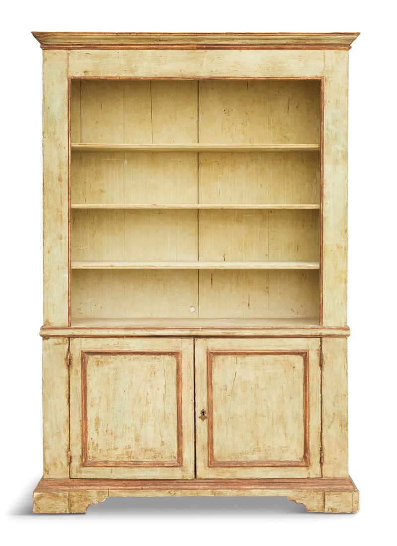 Continental Polychrome Bookcase (1 of 3)