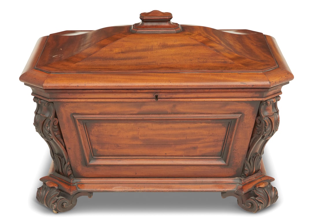 William IV Mahogany Cellarette (1 of 5)
