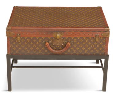 Stack of Black Louis Vuitton Alzer Suitcases, Louis Vuitton Trunks Louis  Vuitton at 1stDibs