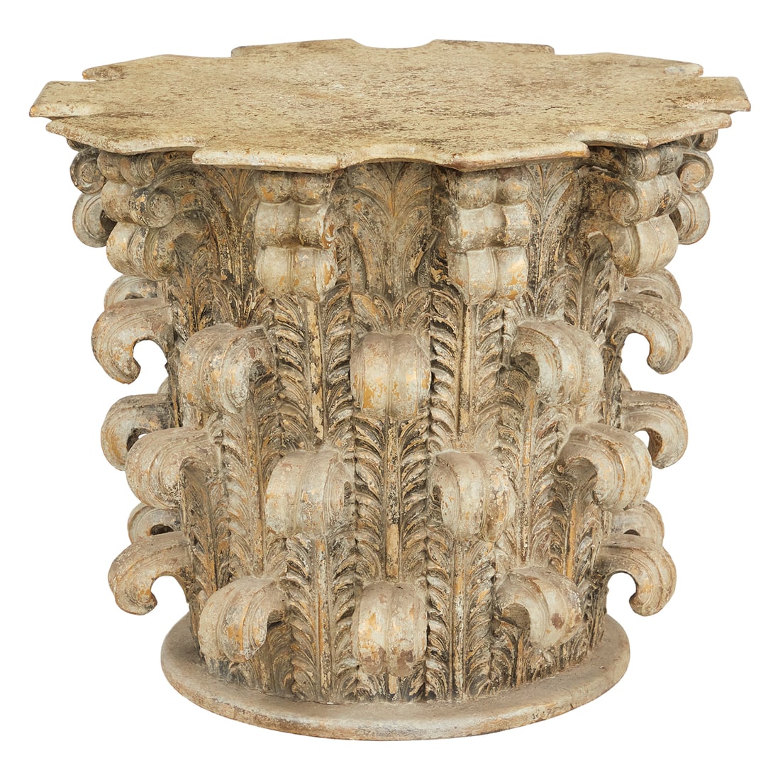 Neoclassical-Style Parcel-Gilt Occasional Table (1 of 2)