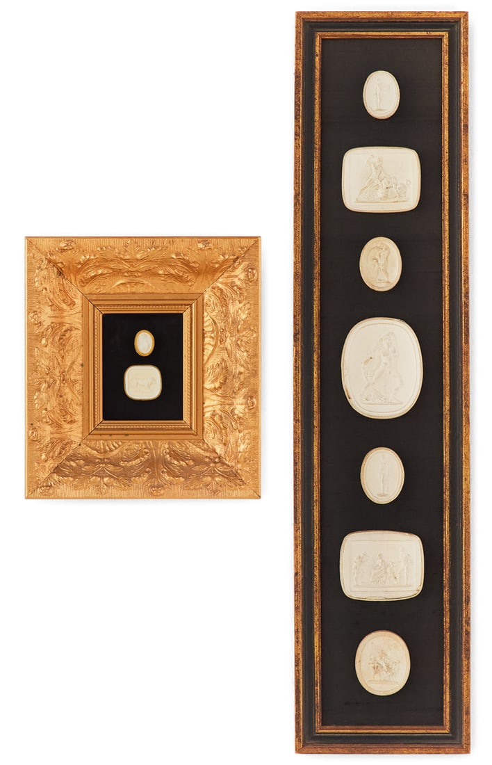 Collection of Grand Tour Plaster Medallions (1 of 5)