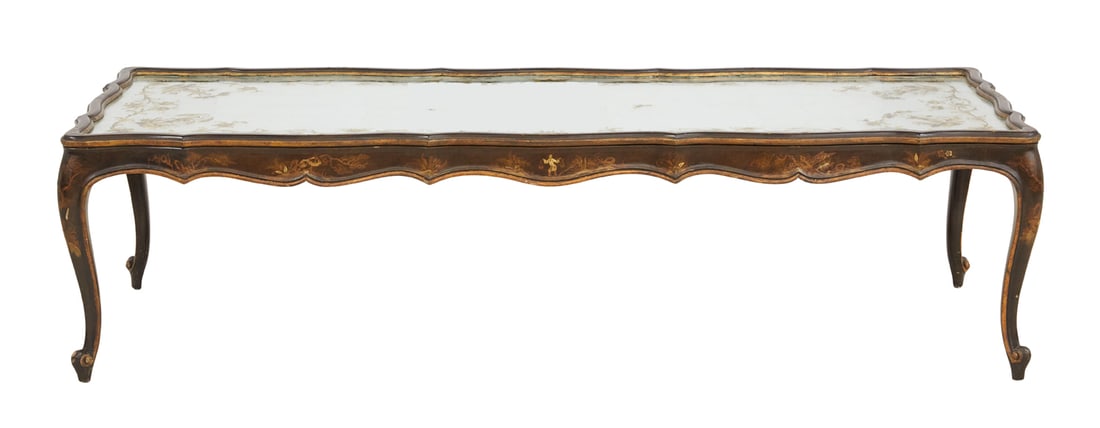 Louis XV-Style Polychrome Cocktail Table (1 of 3)