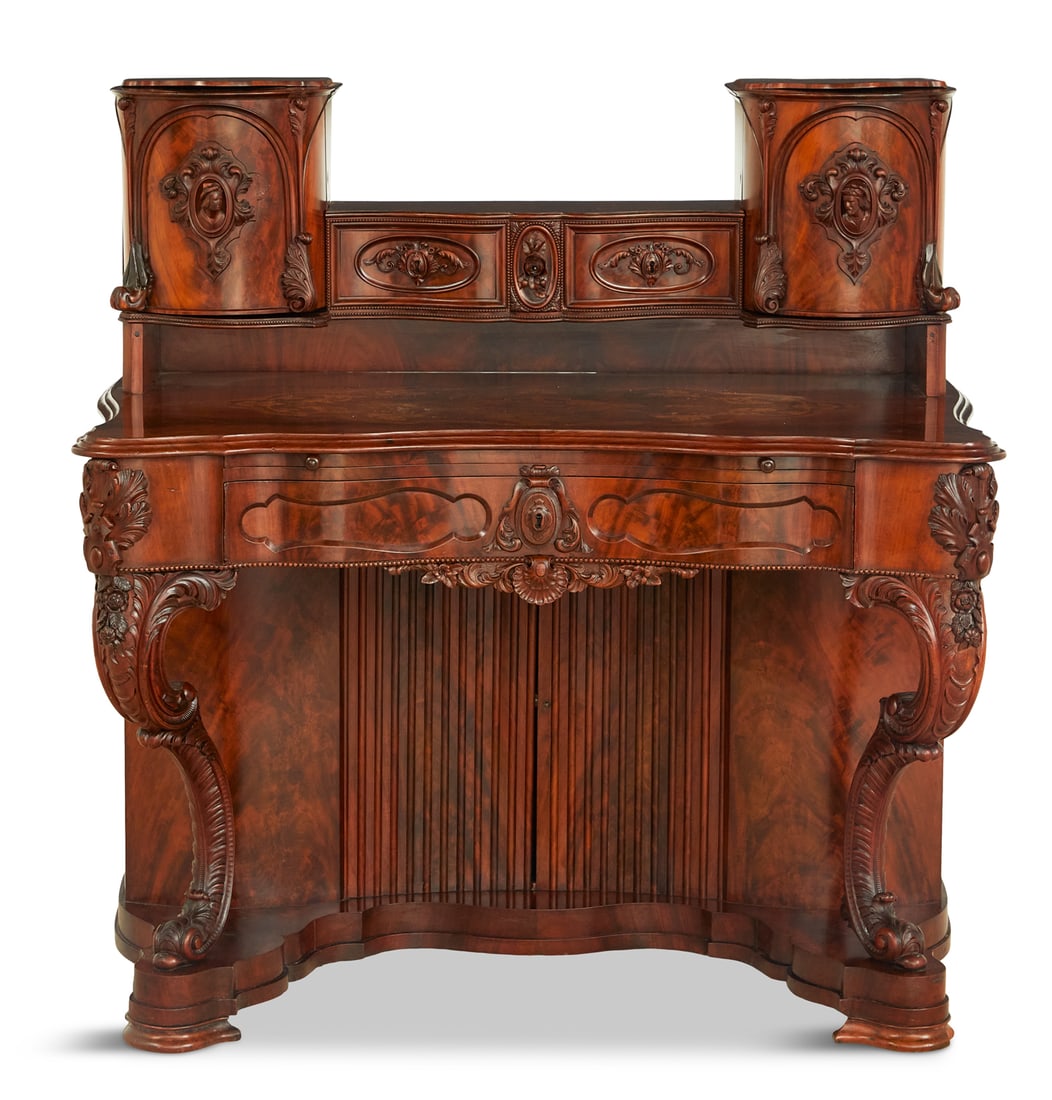 Continental Mahogany Desk (1 of 4)