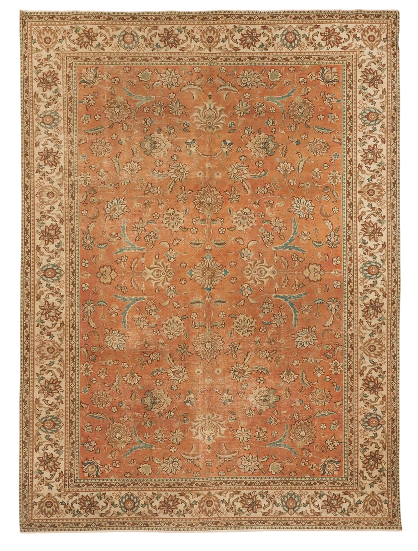 Semi-Antique Persian Tabriz Carpet (1 of 1)