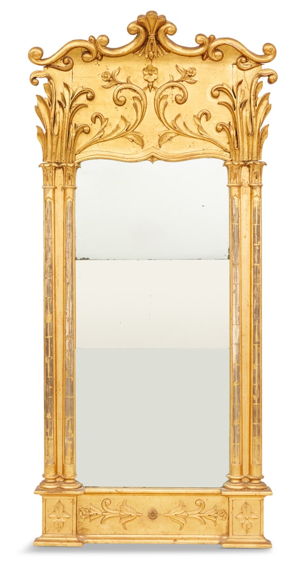 Swedish Giltwood Pier Mirror (1 of 2)