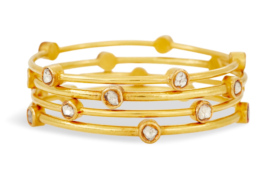 Indian Diamond Bangle Bracelets (1 of 2)