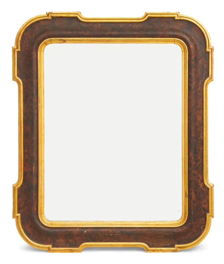 Parcel-Gilt and Faux Bois Mirror (1 of 2)