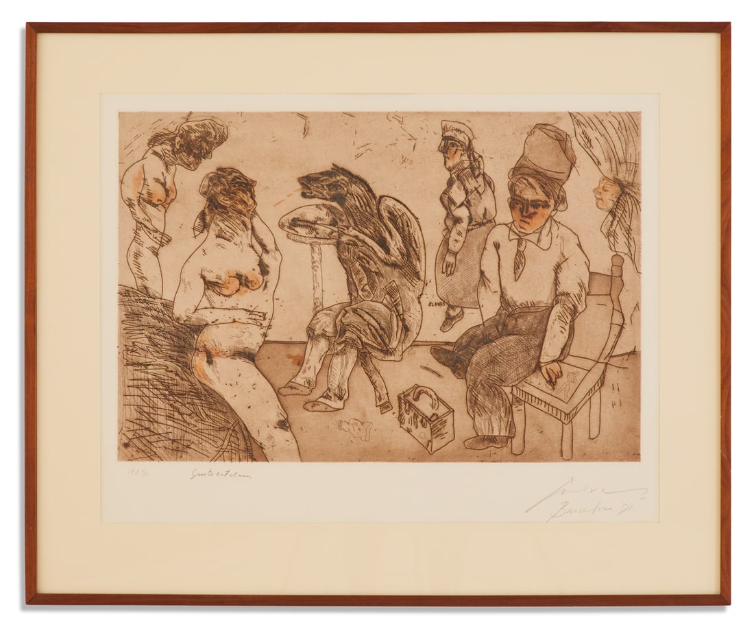 Jose Luis Cuevas, (Mexican, 1934-2017) (1 of 2)