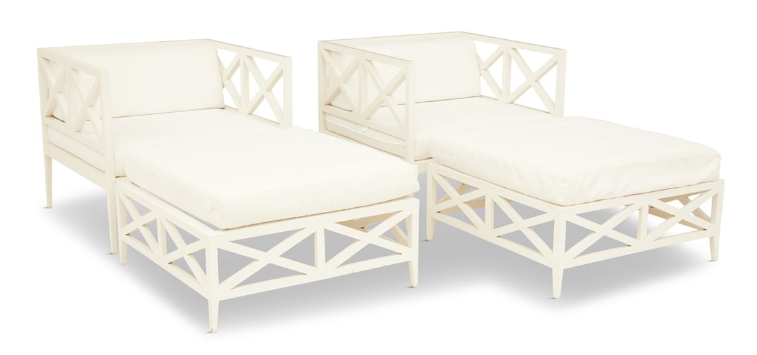 Janus et cie Lounge Chairs and Ottomans (1 of 5)