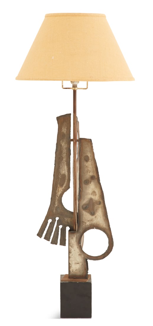 Richard Barr Brutalist Table Lamp for Laurel (1 of 5)