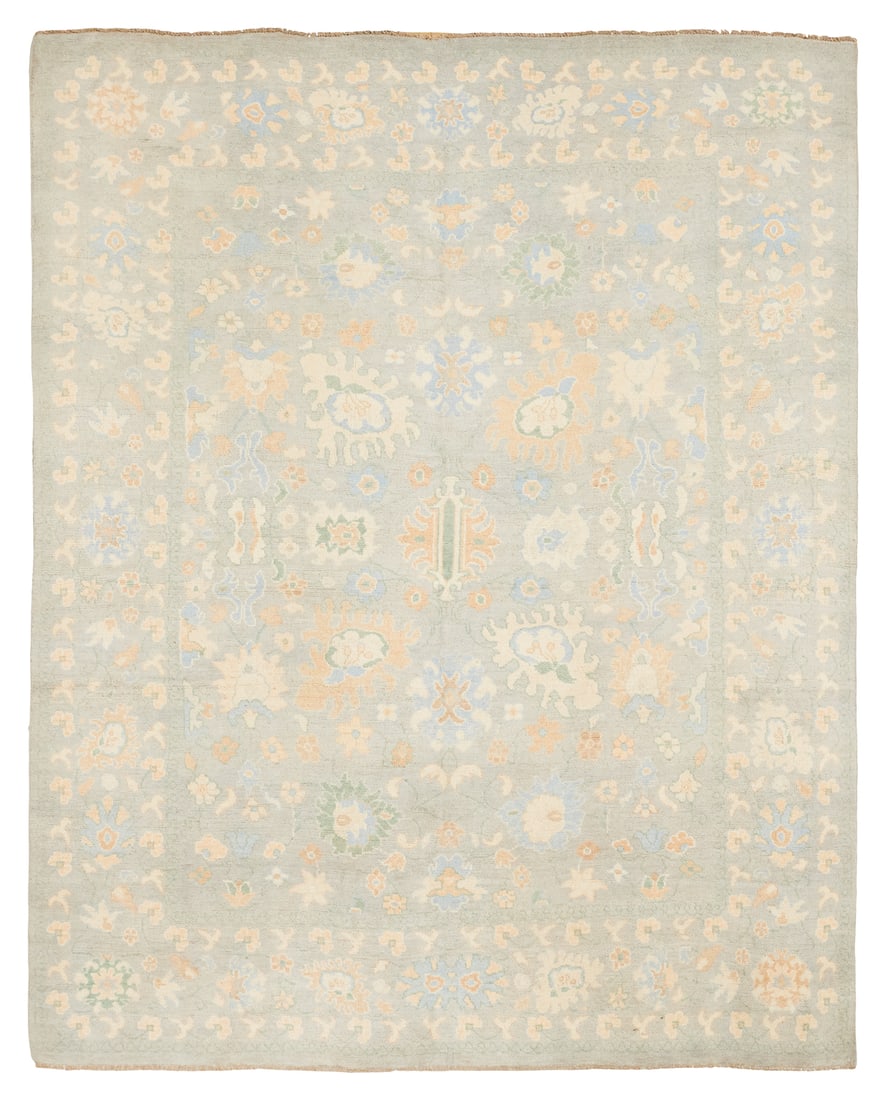 Oushak Carpet: Oushak Carpet 7' 11" x 9' 11"
