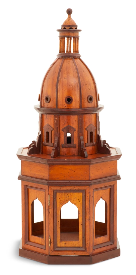 Mahogany Architectural Model of a Dome (1 of 3)