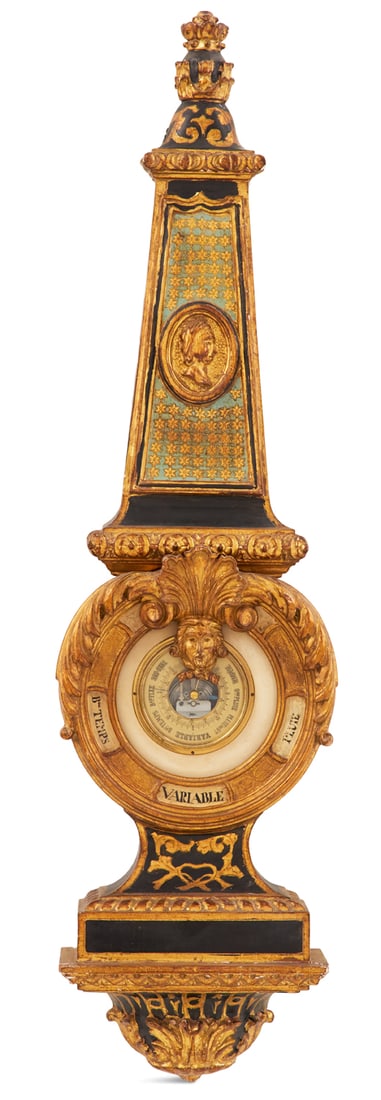 Neoclassical-Style Giltwood Barometer (1 of 3)