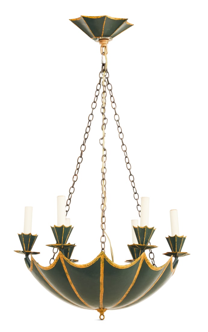 French Tole Chandelier (1 of 1)