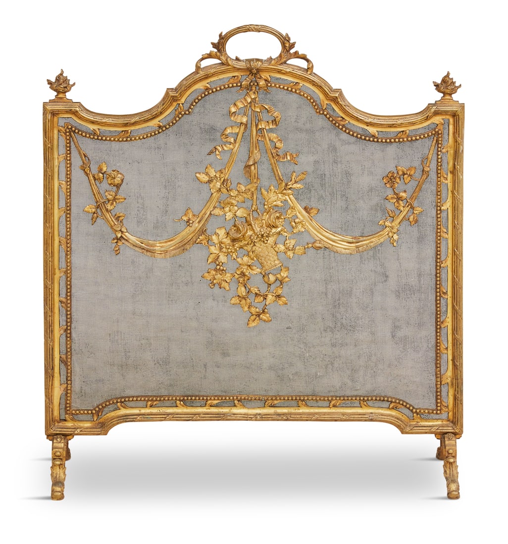 Hauts-de-France Gilt-Bronze Fire Screen (1 of 3)