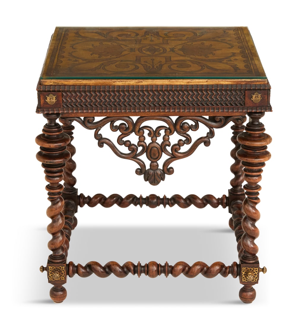 Continental Rosewood Occasional Table (1 of 5)