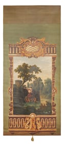 Rare Venetian Silk Window Shade