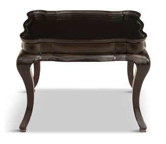 Ebony-Lacquered Side Table