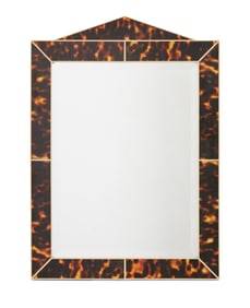 Faux Tortoiseshell Dressing Mirror