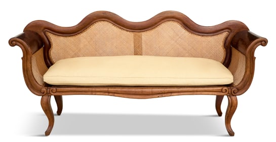 Anglo-Colonial Rosewood Canape