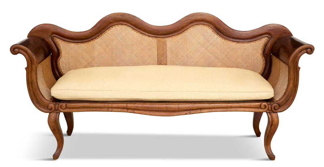 Anglo-Colonial Rosewood Canape (1 of 4)