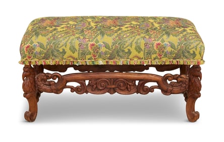 Continental Oak Stool