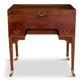 Sheraton-Style Mahogany Lady's Dressing Table