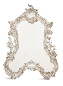 Continental Silver-Mounted Vanity Mirror