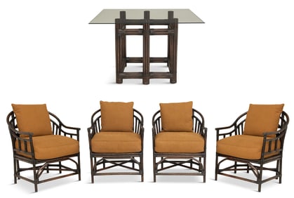 Five-Piece Bamboo Dining Suite