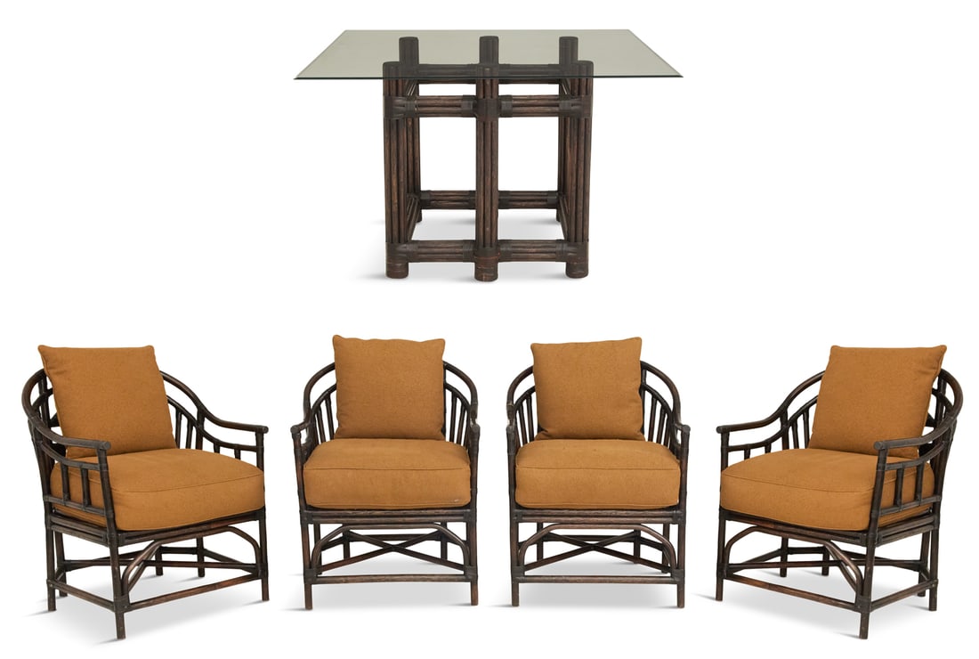 Five-Piece Bamboo Dining Suite (1 of 5)