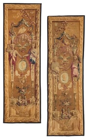 Pair of French Aubusson Tapestries