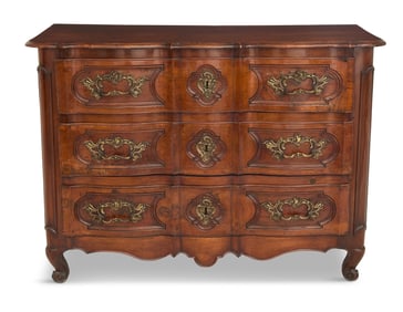 Regence-Style Walnut Commode