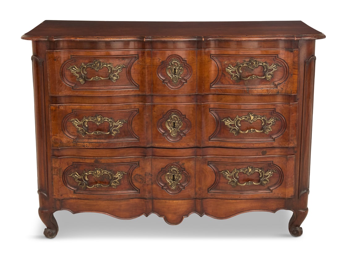 Regence-Style Walnut Commode (1 of 3)