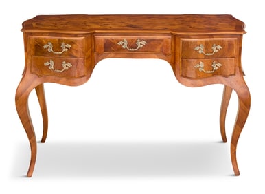 Louis XV-Style Fruitwood Desk