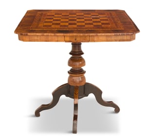 Fruitwood and Exotic Woods Games Table