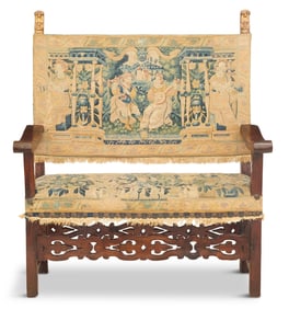 Italian Fruitwood Settee