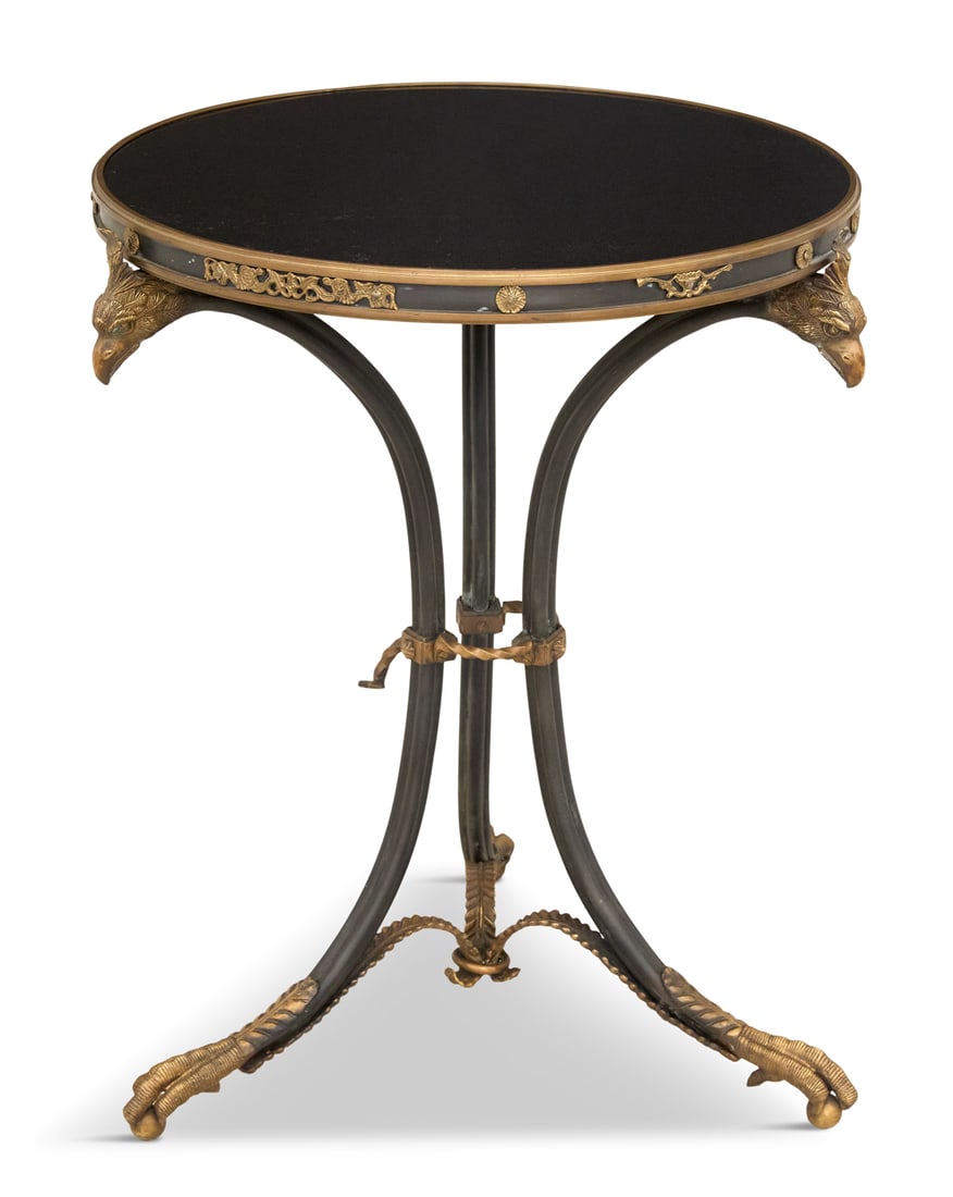 Neoclassical Gilt-Bronze Gueridon Table (1 of 3)