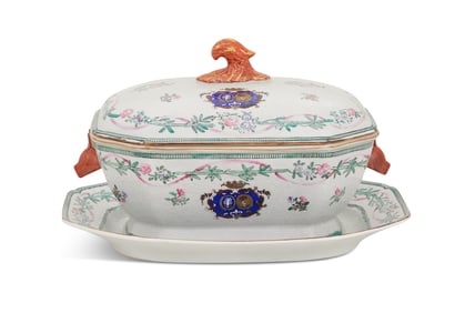 Porcelain Tureen and Undertray