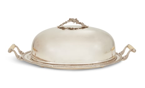 Silverplate Venison Dome and Platter